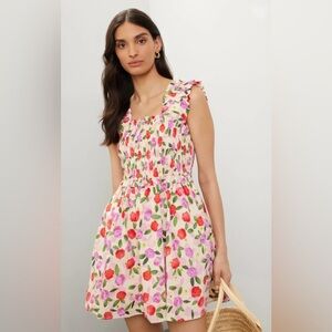 English Factory Floral Ruffle Mini Dress from Anthropologie – Size Small